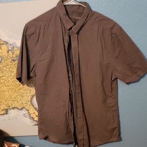 Old Navy Grey Button Down Shirt
